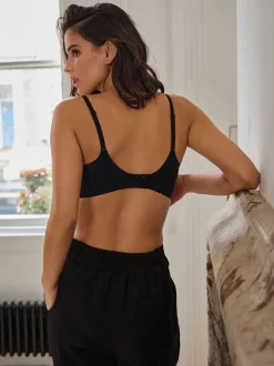 Noir - Soutien-gorge multiposition A-E à décolleté plongeant profond