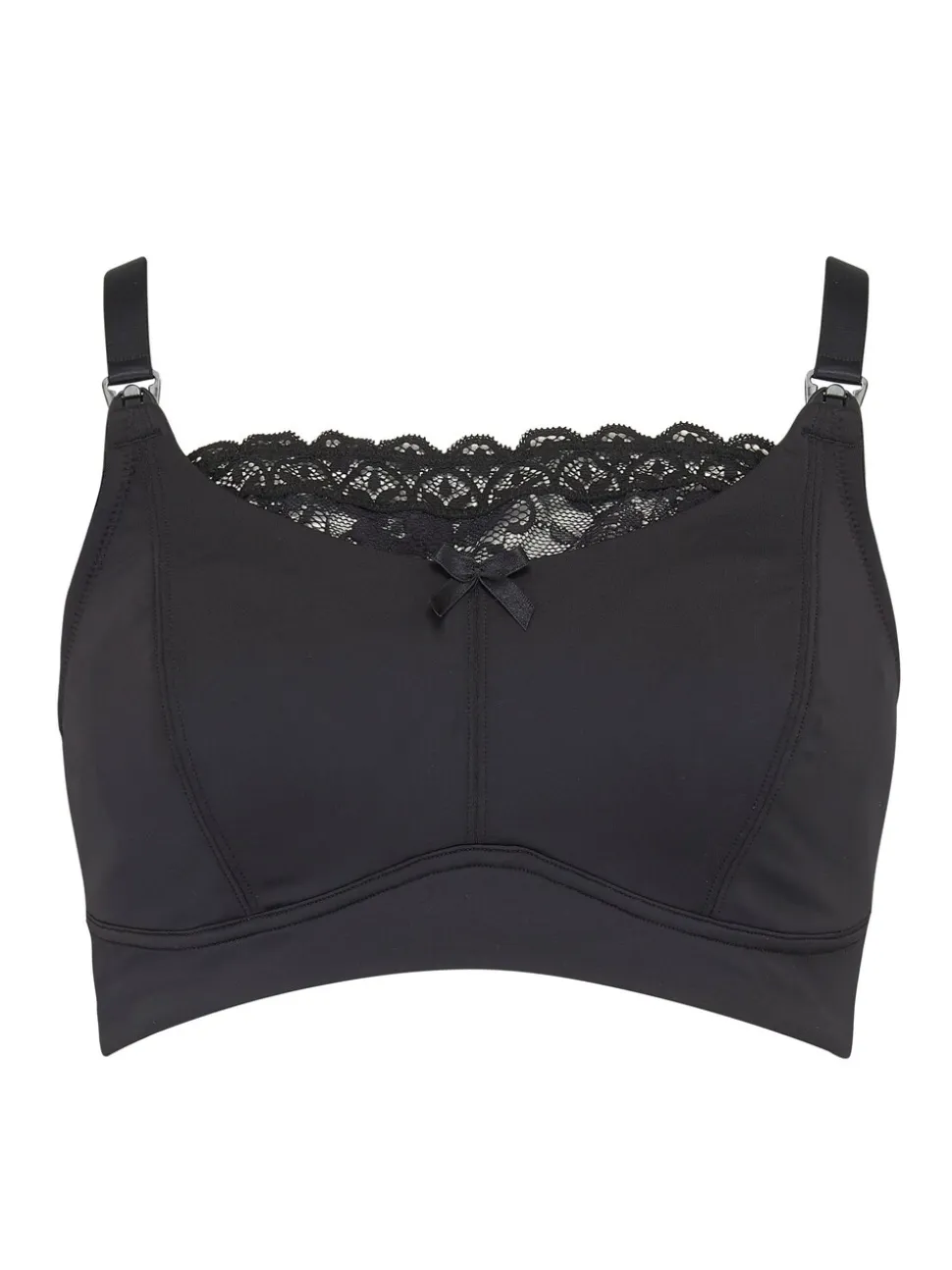 Noir - Soutien-gorge Pour Moi Nursing Rebel long sans bretelles