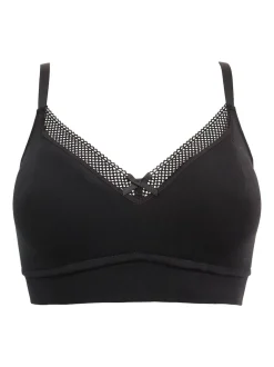 Noir - Soutien-gorge Pour Moi Love to Lounge en coton sans armatures