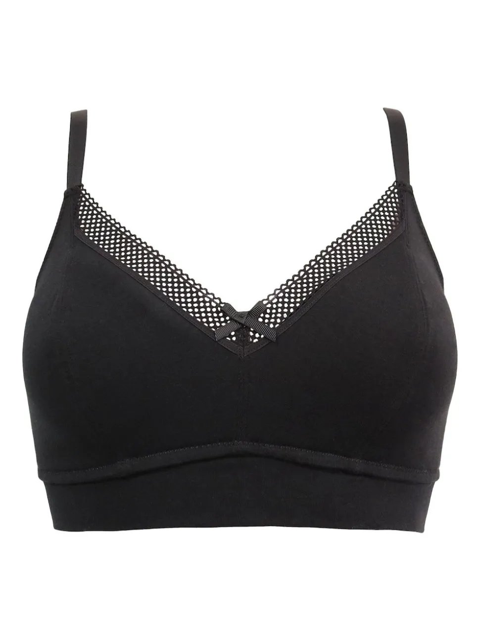 Noir - Soutien-gorge Pour Moi Love to Lounge en coton sans armatures