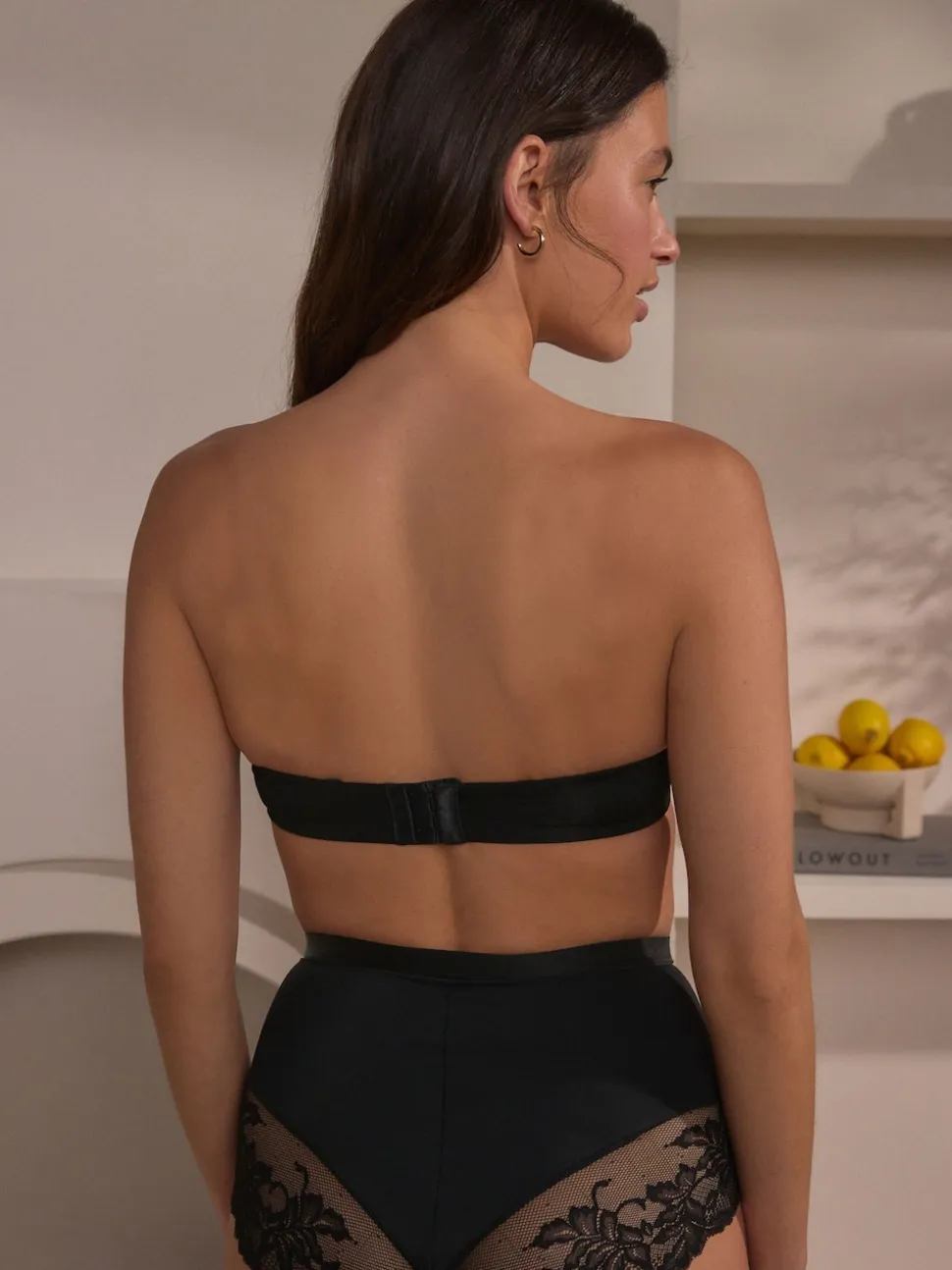 Noir - Soutien-gorge push-up multiway sans bretelles A-E