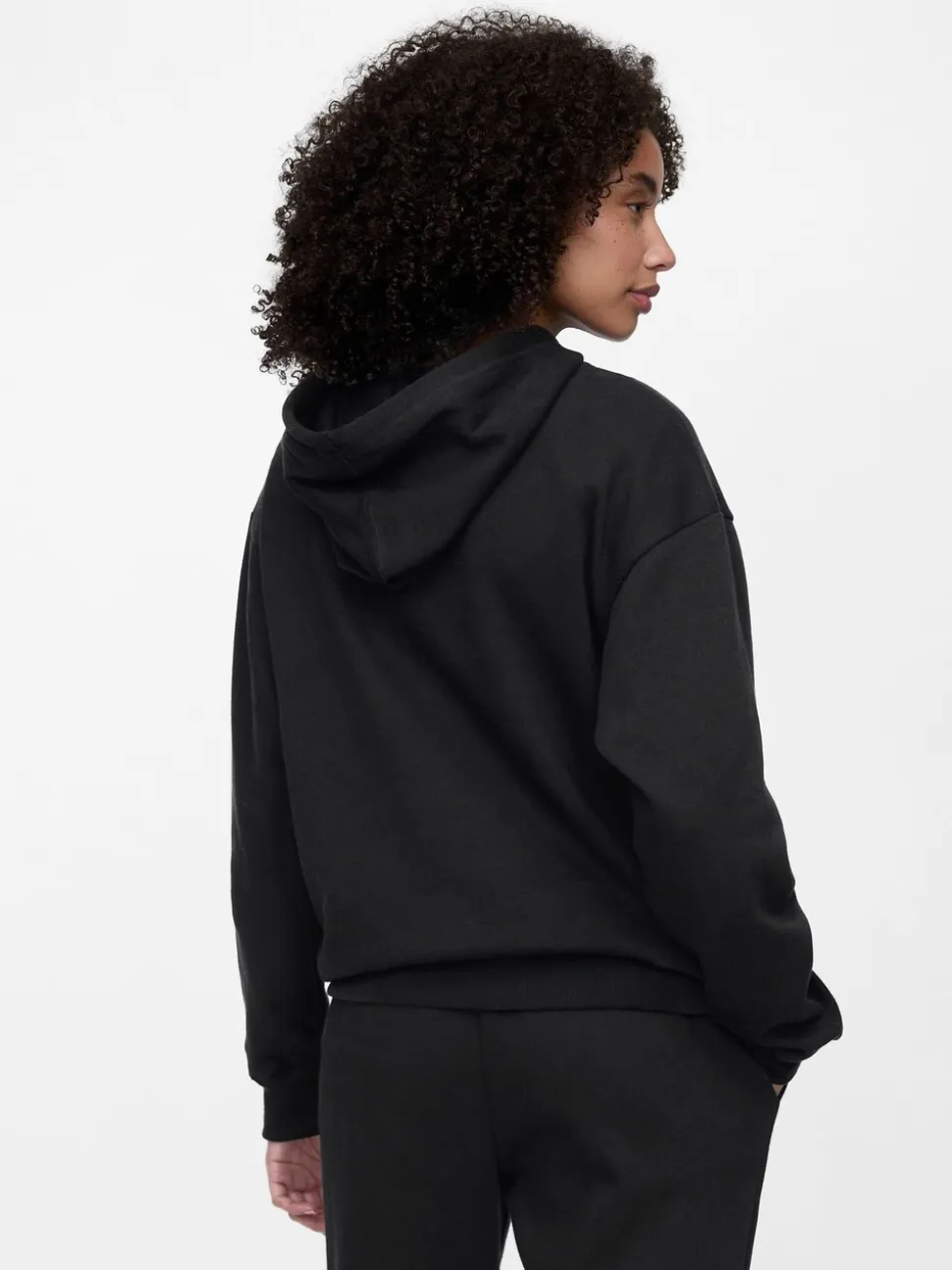 Noir - Sweat à capuche Gap avec logo
