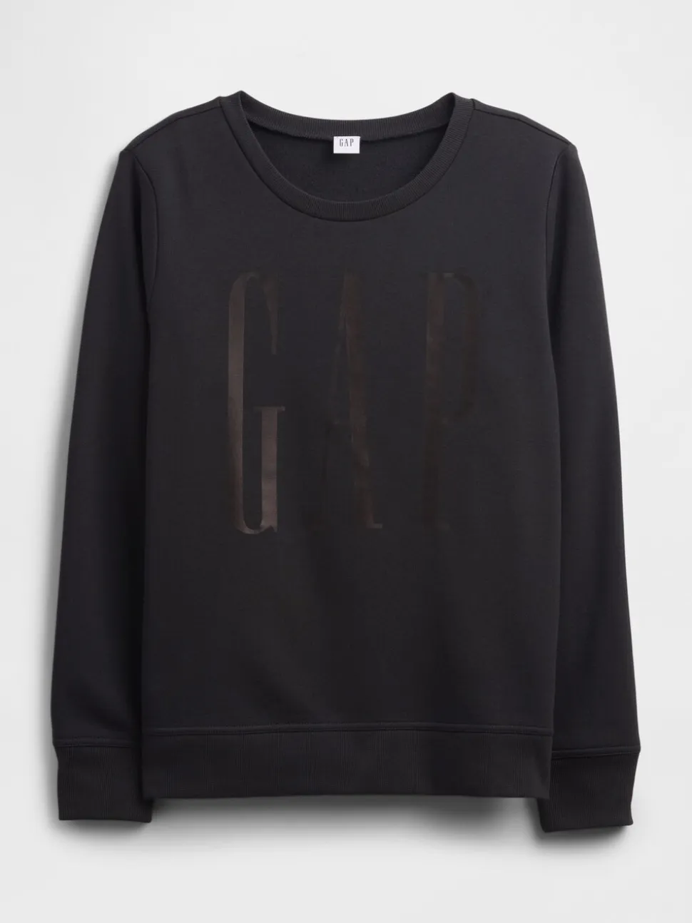 Noir - Sweat Gap décontracté à logo