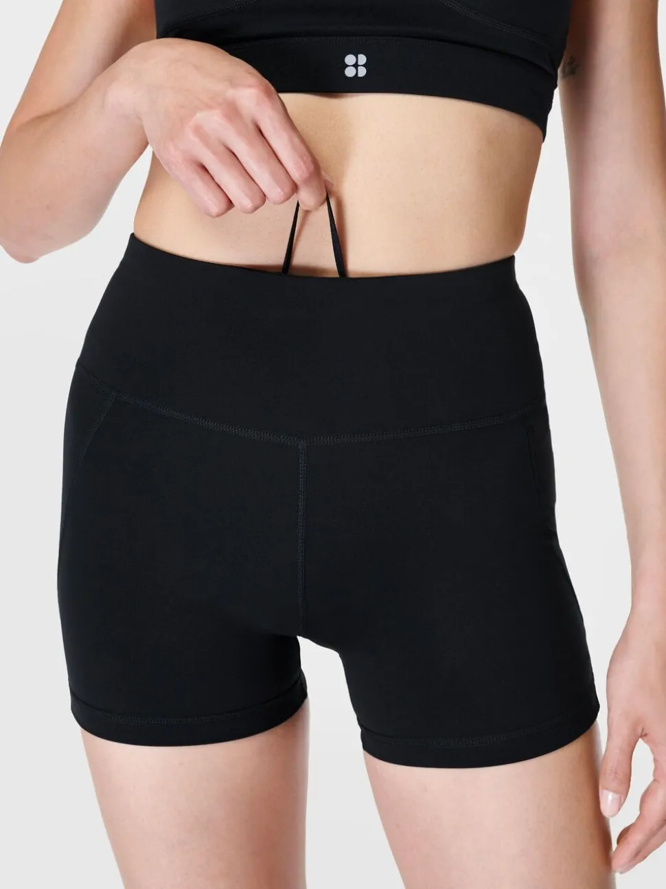 Noir - Sweaty Betty Power 4" Short motard