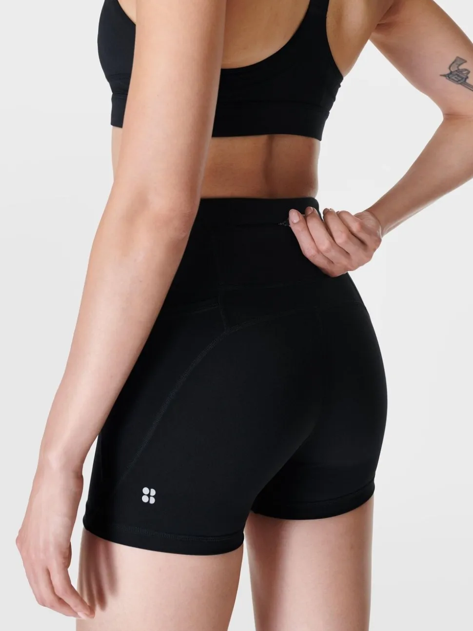 Noir - Sweaty Betty Power 4" Short motard