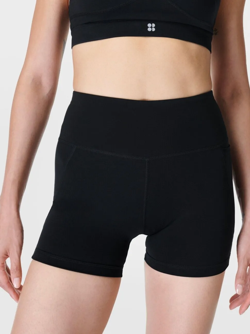 Noir - Sweaty Betty Power 4" Short motard