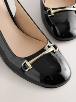 Noir - Talons de bloc arrière à bride arrière