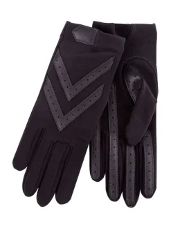 Noir - Totes Gants extensibles originaux avec doublure brossée et Smartouch