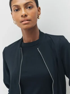 Noir - Vero Moda Veste bombardier légère