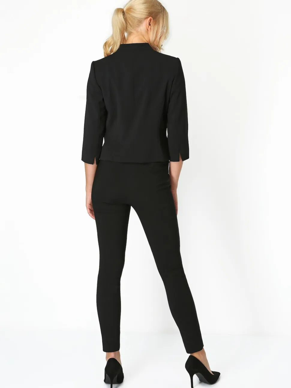 Noir - Veste Roman Rochette à manches 3/4
