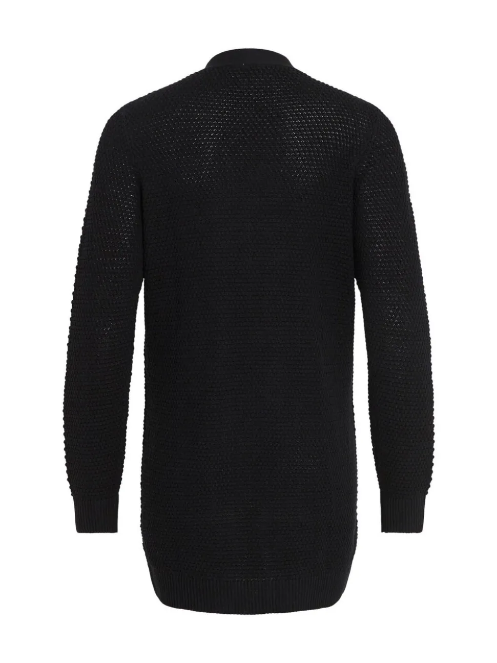Noir - VILA Long Cardigan 100% coton