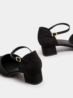 Noir - Yours Curve Escarpins Mary-Jane en deux parties coupe extra-large