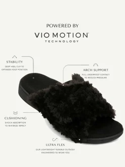 Noir chromé - Vionic Coupe classique Relax! II Arch Support Slippers