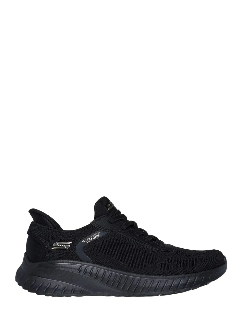 Noir de charbon - Baskets Skechers BOBS Sport Squad Chaos Slip In