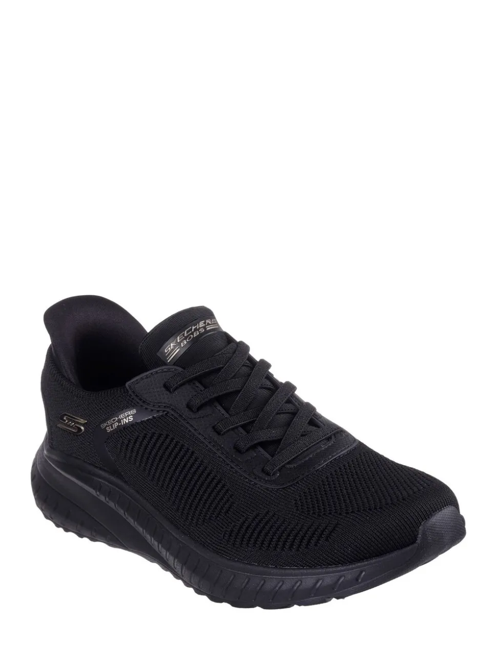 Noir de charbon - Baskets Skechers BOBS Sport Squad Chaos Slip In