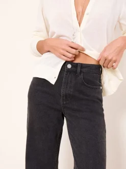 Noir lavé - Jeans Lipsy Ample