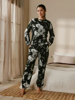 Noir oiseau - Pyjama B by Ted Baker 100% coton interlock