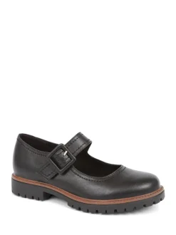 Noir ordinaire - Pavers Mary Jane Chaussures à boucles avec semelle épaisse