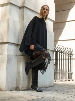 Noir texturé - Bottes Forever Comfort® à talons hauts