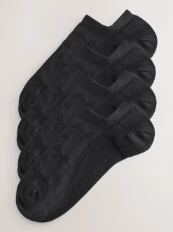 Noir texturé Nœud - Paquet de chaussettes d'entraînement 4