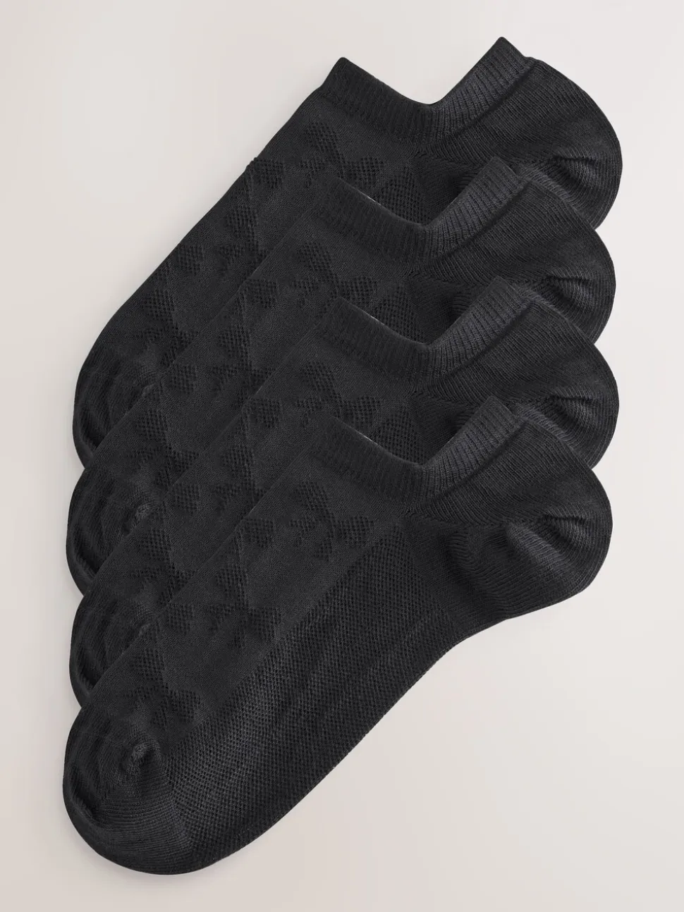 Noir texturé Nœud - Paquet de chaussettes d'entraînement 4