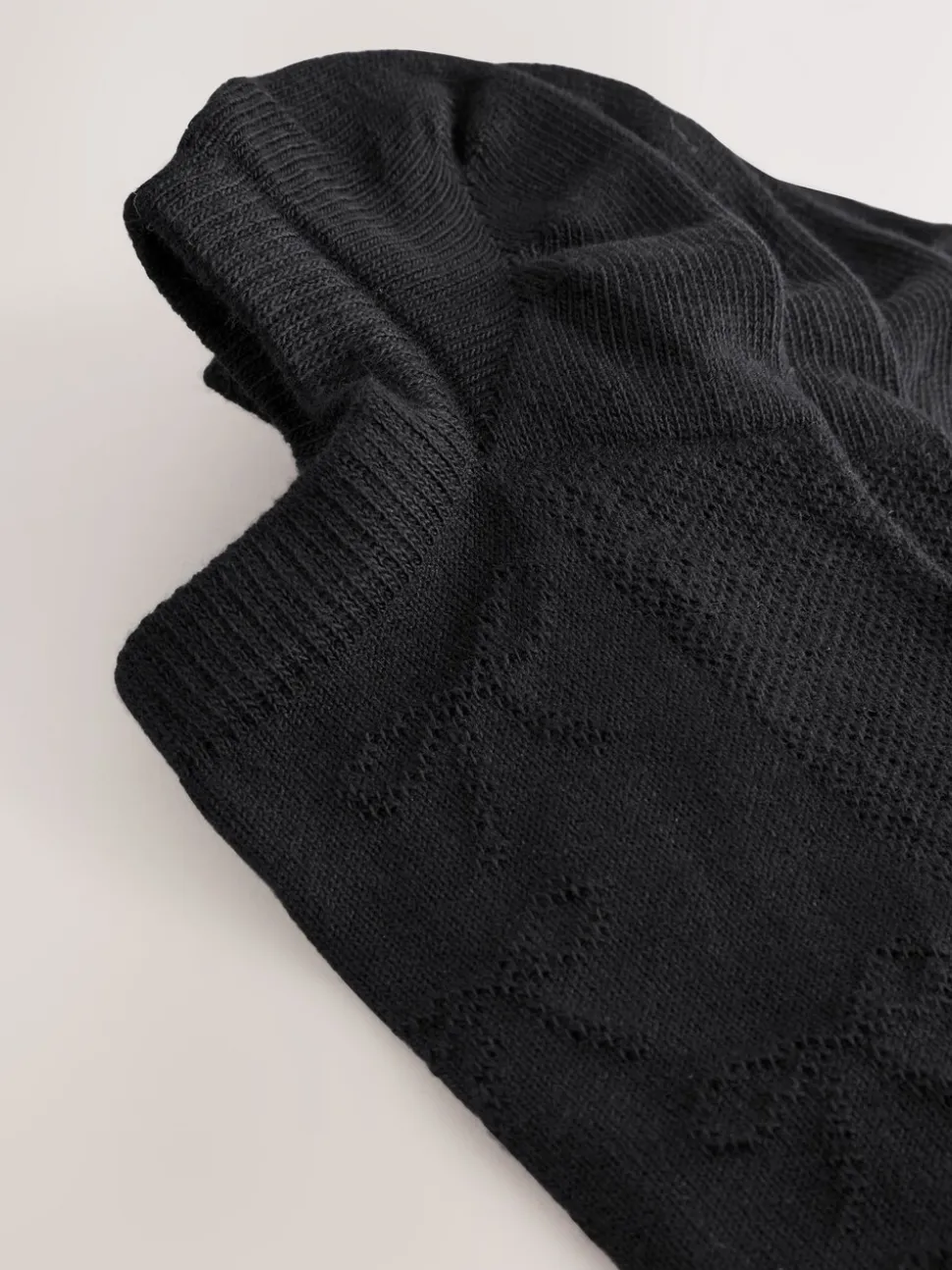 Noir texturé Nœud - Paquet de chaussettes d'entraînement 4