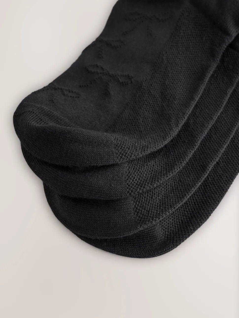 Noir texturé Nœud - Paquet de chaussettes d'entraînement 4