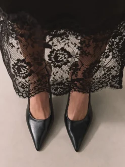 Noir/Animal - Chaussures à talons Forever Comfort® à bout pointu et à bride arrière