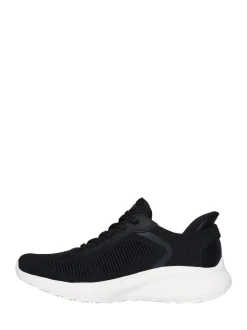 Noir/Blanc - Baskets Skechers BOBS Sport Squad Chaos Slip In