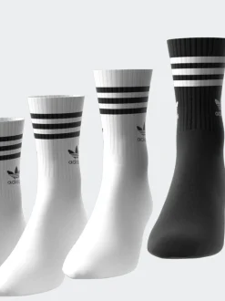 Noir/Blanc - Lot 3 de chaussettes adidas Originals à 10 bandes