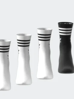 Noir/Blanc - Lot 3 de chaussettes adidas Originals à 10 bandes