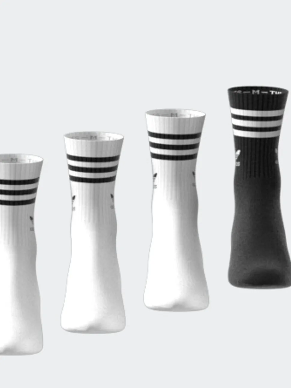 Noir/Blanc - Lot 3 de chaussettes adidas Originals à 10 bandes
