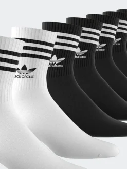 Noir/Blanc - Lot 3 de chaussettes adidas Originals à 10 bandes