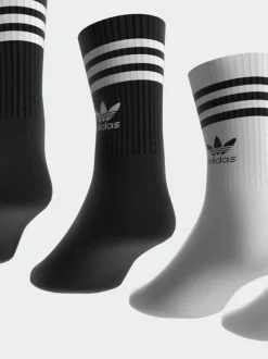Noir/Blanc - Lot 3 de chaussettes adidas Originals à 10 bandes