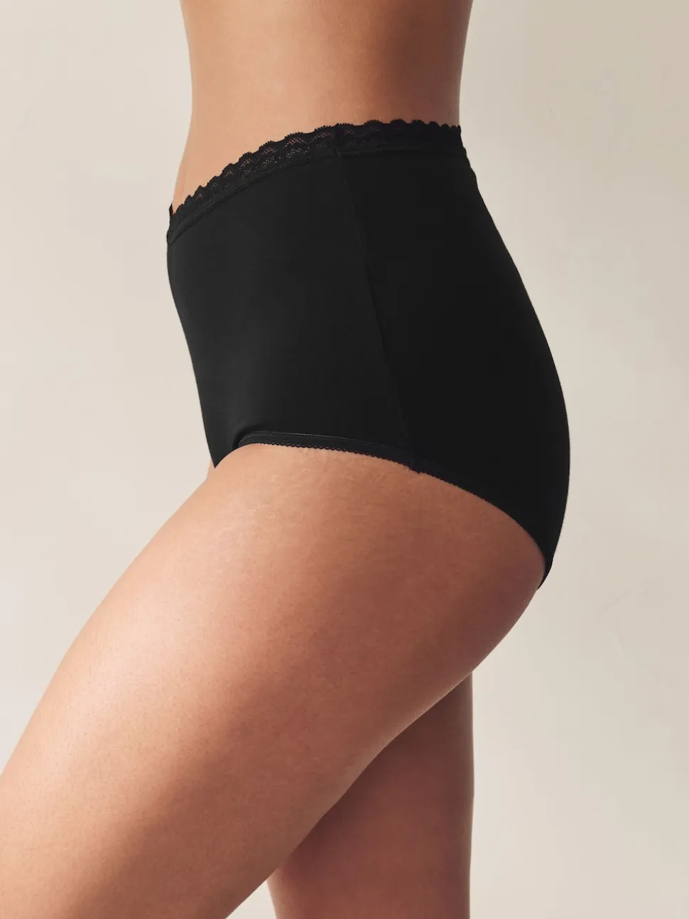 Noir/Blanc - Lot de 2 culottes Menopause Friends Cooling