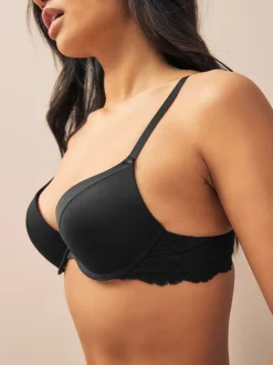 Noir/Blanc - Lot de 2 soutiens-gorge T-shirt lissants A-E