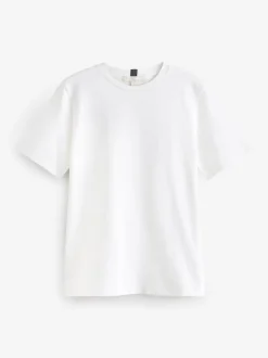 Noir/Blanc - Lot de 2 T-Shirts lourds à manches courtes