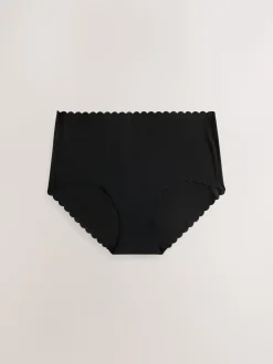 Noir/Blanc/Nu - Lot 3 culottes festonnées invisibles