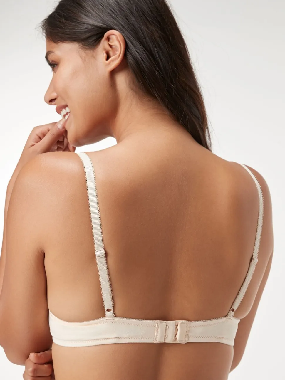 Noir/Blanc/Pastel Rose Nude - Lot de 3 soutiens-gorge en mélange de coton Ultimate Comfort