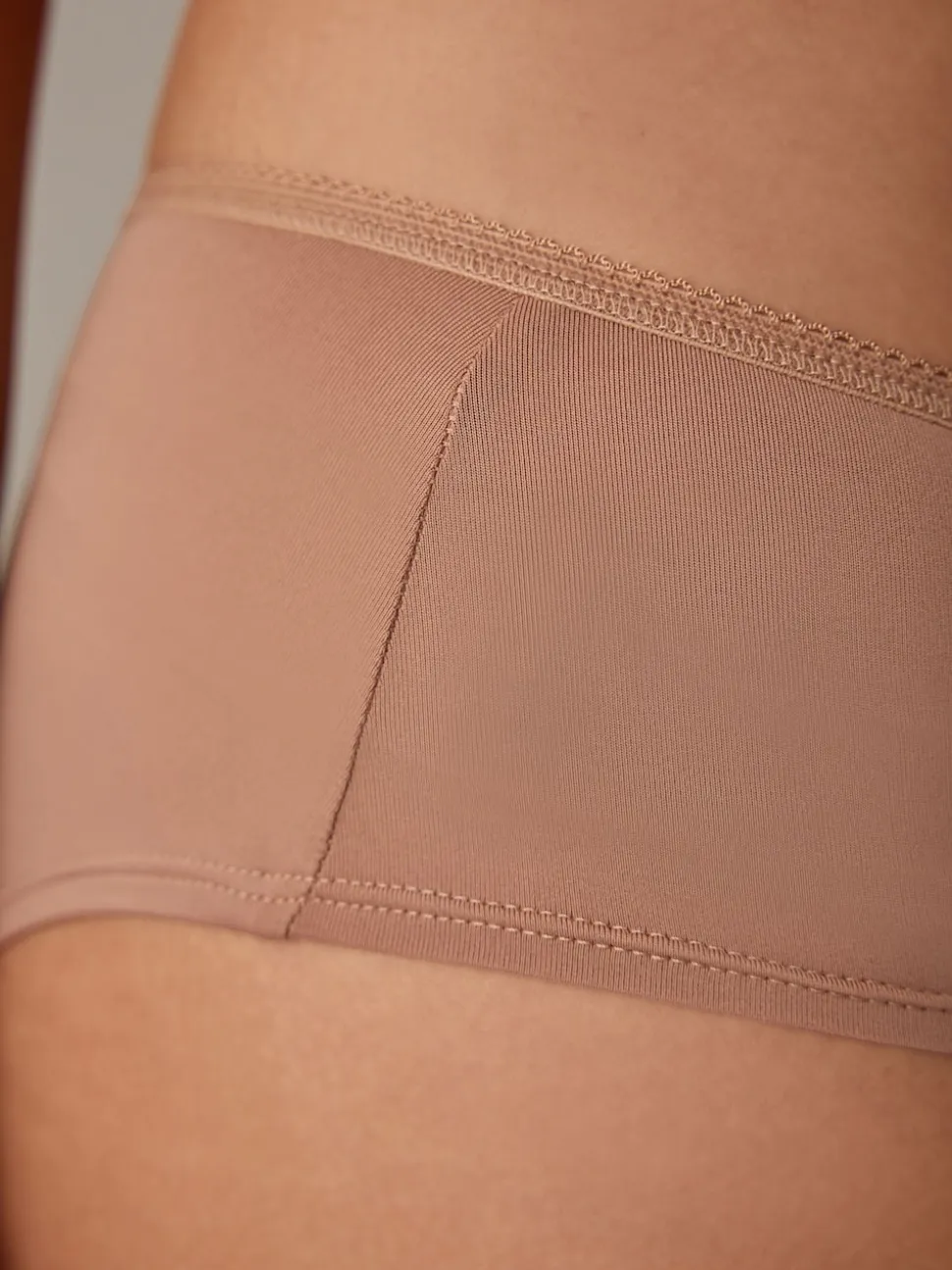 Noir/Blanc/Ppraline Nude - Culotte en microfibre 5 Pack