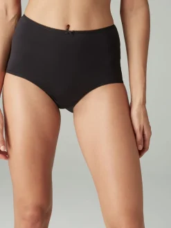 Noir/Blanc/Ppraline Nude - Culotte en microfibre 7 Pack