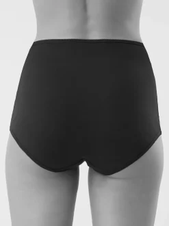 Noir/Blanc/Ppraline Nude - Culotte en microfibre 7 Pack