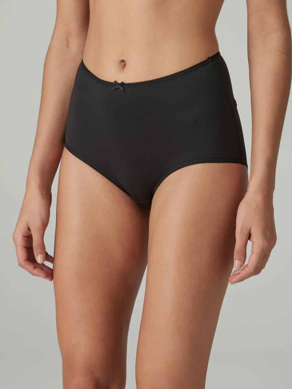 Noir/Blanc/Ppraline Nude - Culotte en microfibre 5 Pack