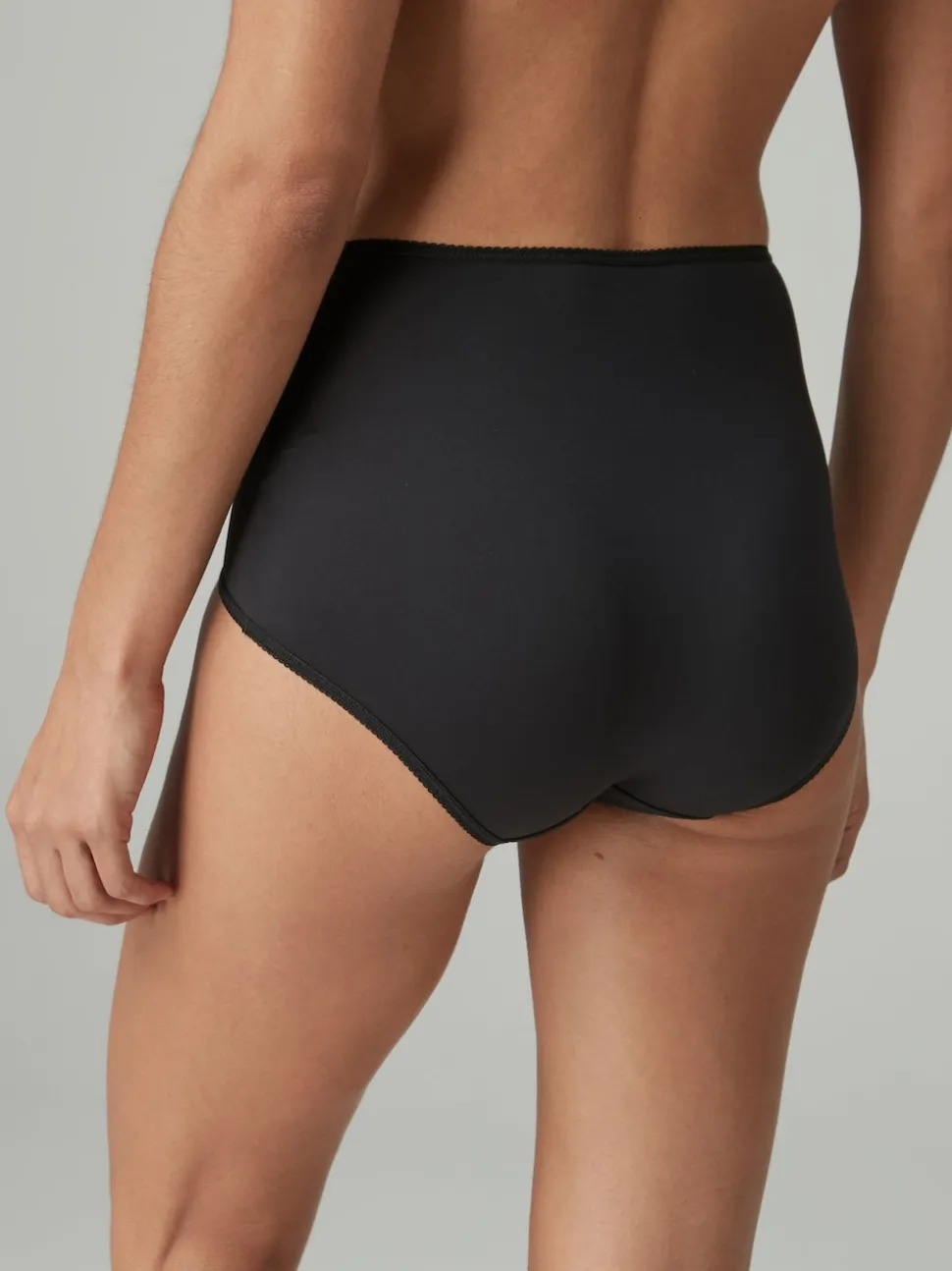 Noir/Blanc/Ppraline Nude - Culotte en microfibre 5 Pack