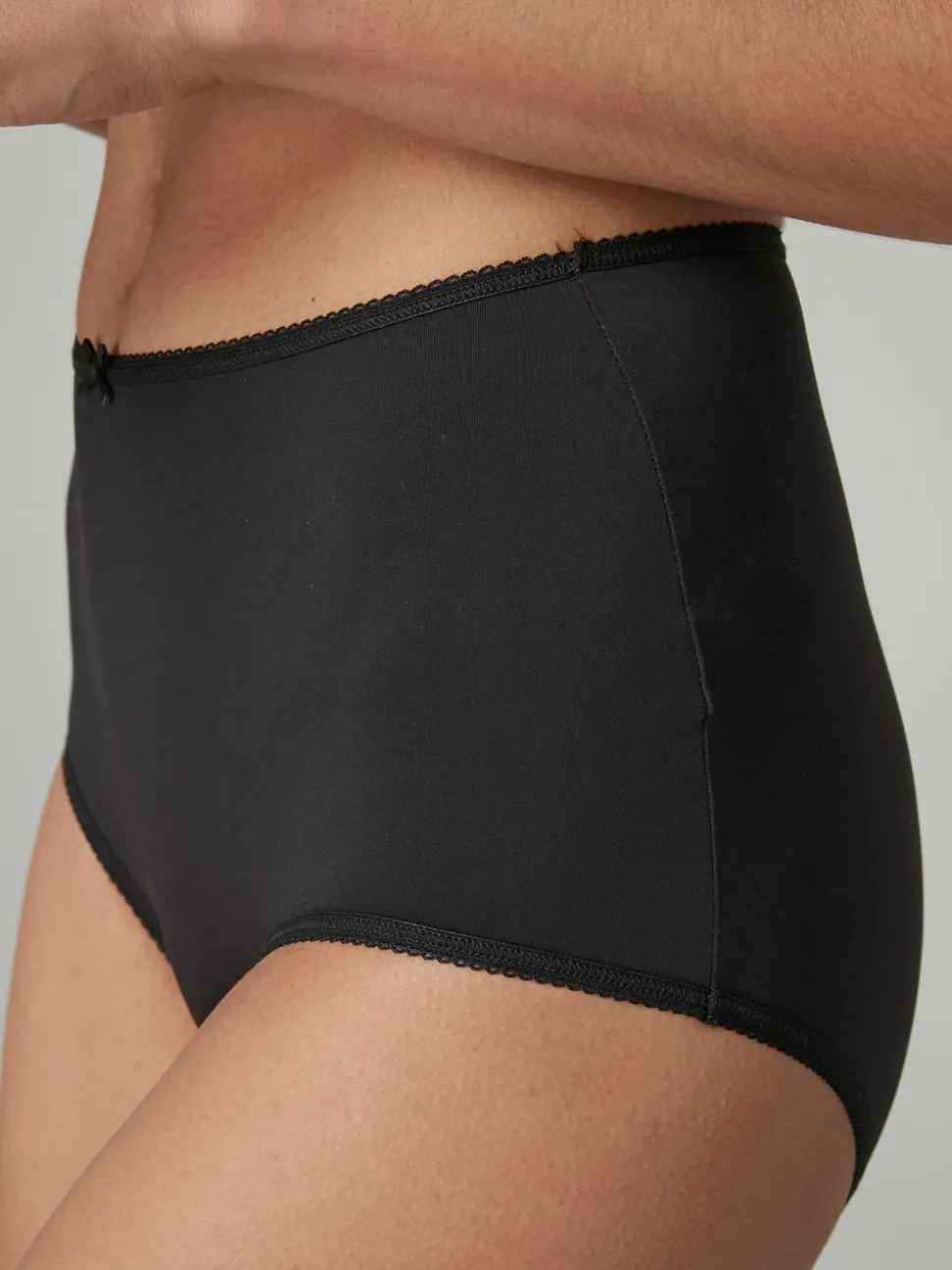 Noir/Blanc/Ppraline Nude - Culotte en microfibre 5 Pack