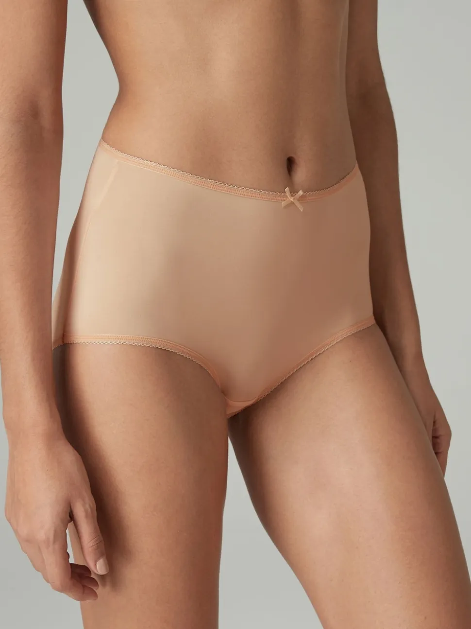 Noir/Blanc/Ppraline Nude - Culotte en microfibre 5 Pack