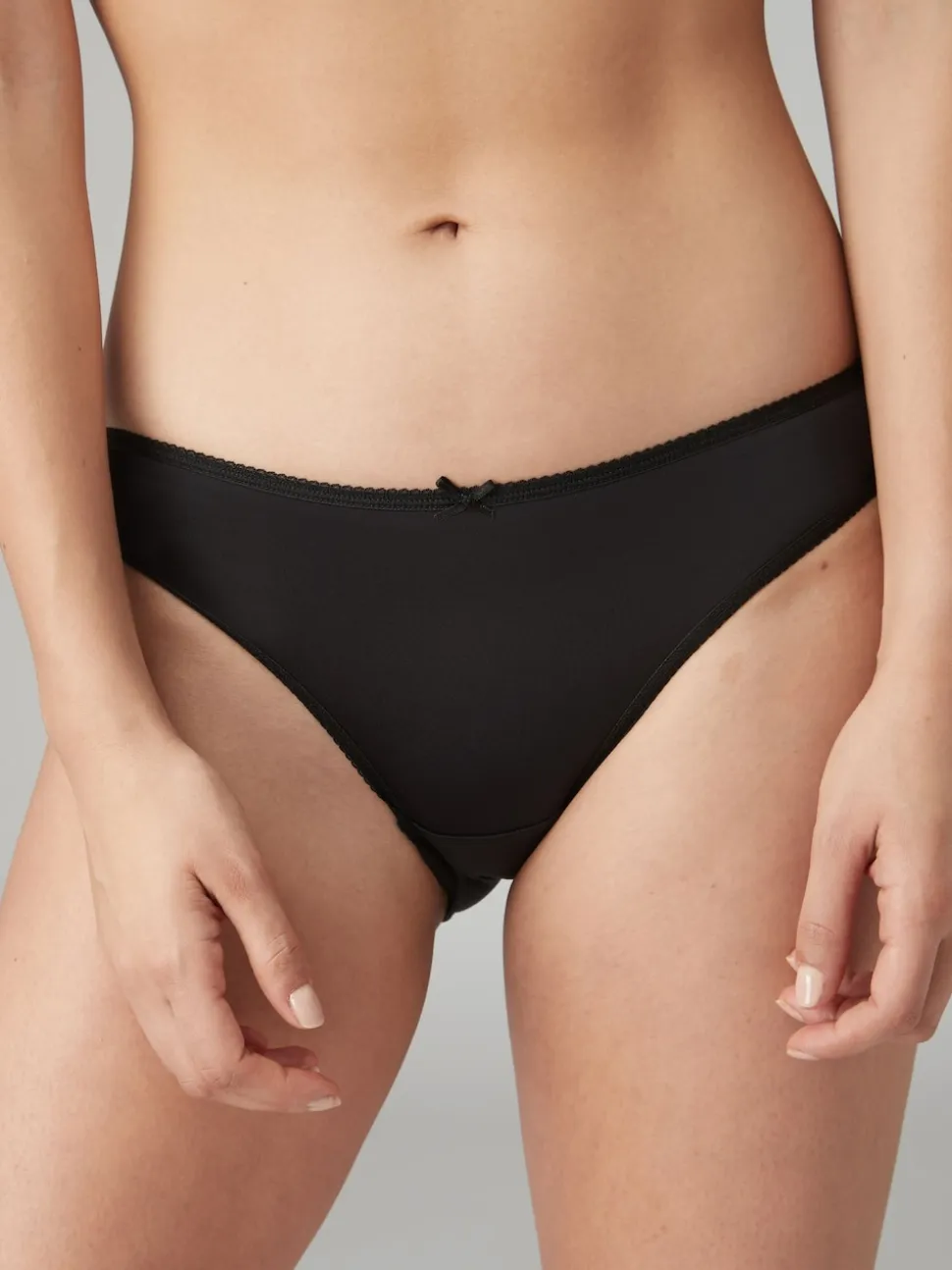 Noir/Blanc/Ppraline Nude - Culotte en microfibre 7 Pack