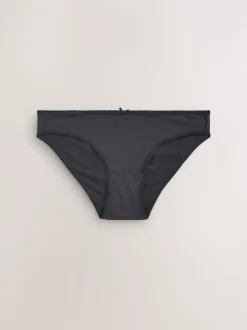 Noir/Blanc/Ppraline Nude - Culotte en microfibre 7 Pack