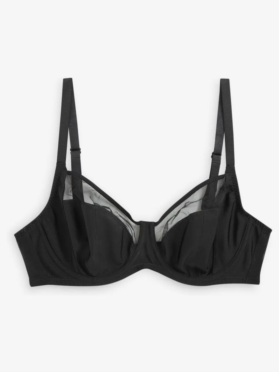 Noir/Blanc/Ppraline Nude - DD Lot de soutiens-gorge 3 sans rembourrage pleins avec maintien latéral