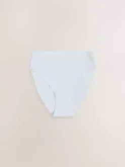 Noir/Blanc/Ppraline Nude - Lot 7 culottes festonnées invisibles